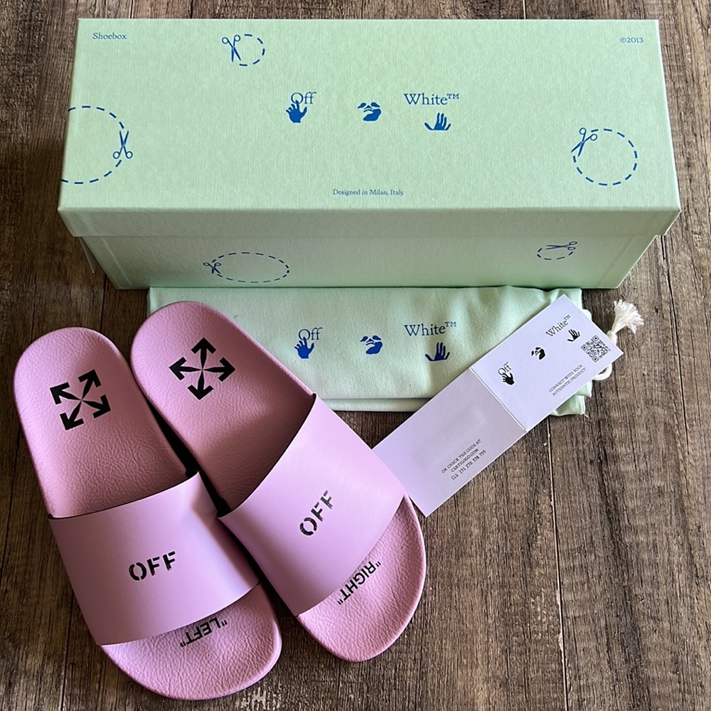 NEW✨Off-White Off Stamp Slide Sandals